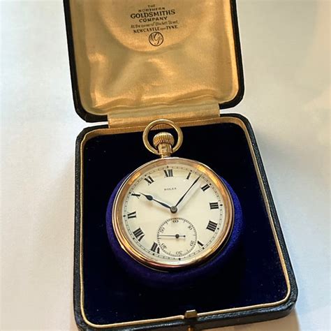 pochette rolex originale|vintage rolex pocket watches.